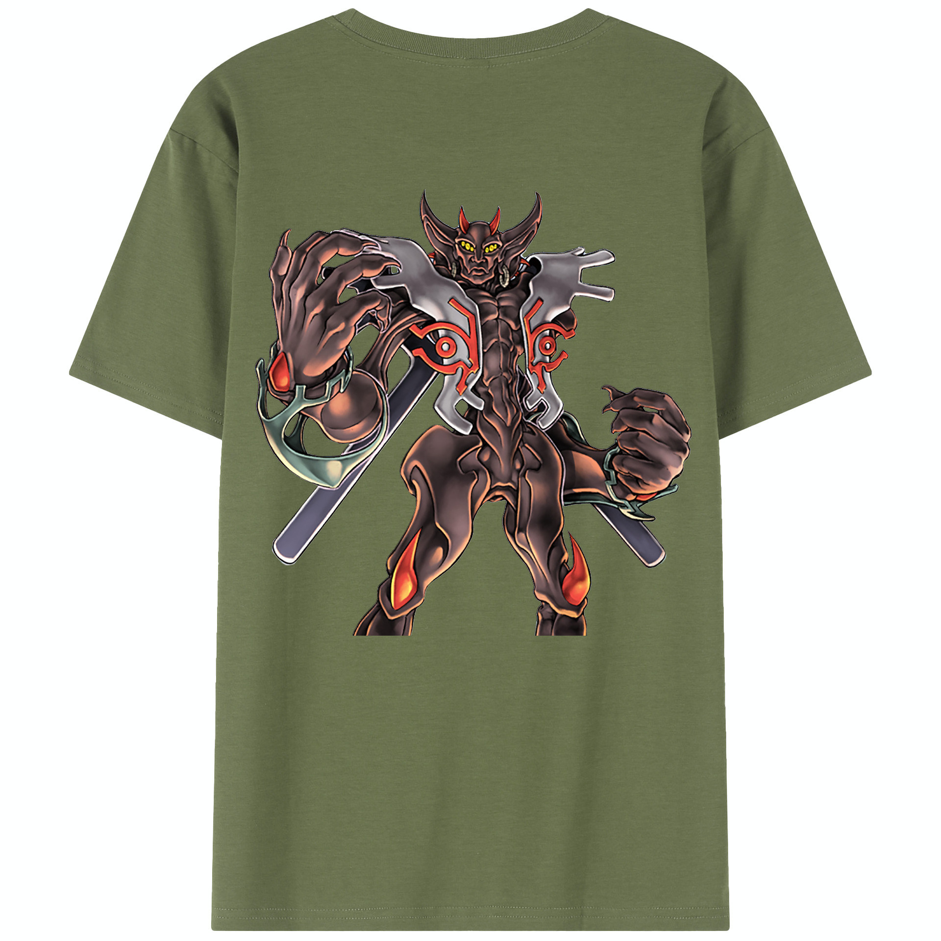 （画像用） 遊☆戯☆王 Yu-Gi-Oh! 綿100％半袖Tシャツ（背面プリント）